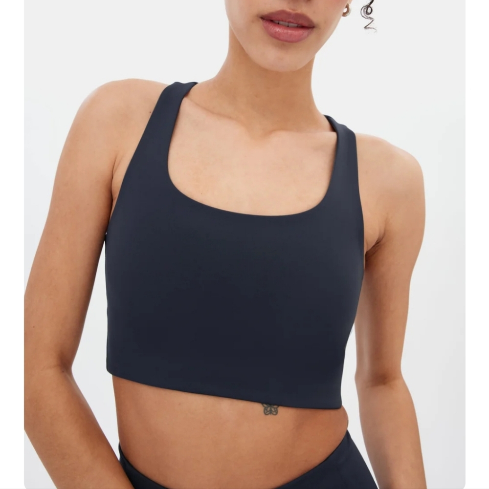 Girlfriend Collective | Café Skyline Racerback Bra | Size M | NWT